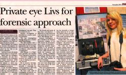surrey advertiser private eye liv's for forensic approach private investigators